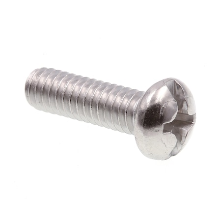 Prime-Line #12-24 x 3/4 in Slotted Round Machine Screw, Plain 316 Stainless Steel, 25 PK 9004975
